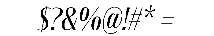Font 317 Font OTHER CHARS