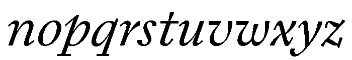 Font 324 Font LOWERCASE