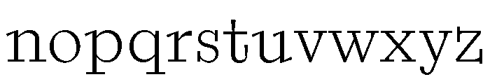 Font 329 Font LOWERCASE