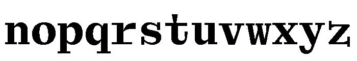 Font 332 Font LOWERCASE