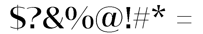 Font 333 Font OTHER CHARS