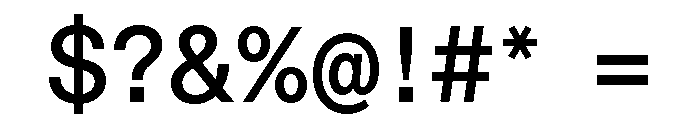 Font 340 Font OTHER CHARS