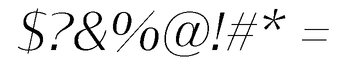 Font 345 Font OTHER CHARS
