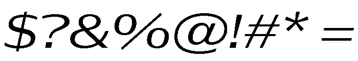 Font 346 Font OTHER CHARS