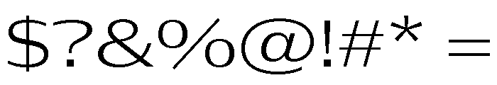 Font 352 Font OTHER CHARS