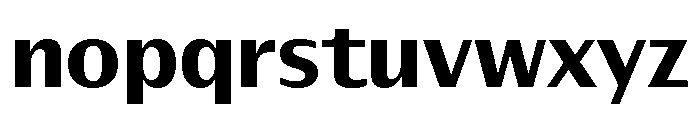 Font 362 Font LOWERCASE