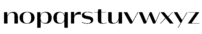 Font 381 Font LOWERCASE