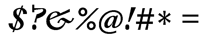 Font 387 Font OTHER CHARS