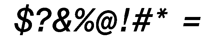 Font 400 Font OTHER CHARS