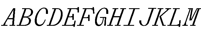 Font 406 Font UPPERCASE