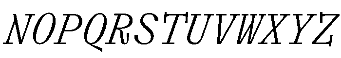 Font 406 Font UPPERCASE