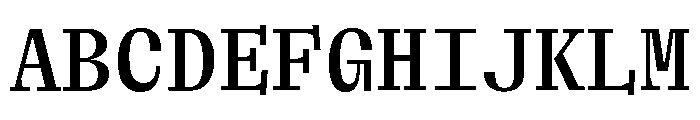 Font 409 Font UPPERCASE