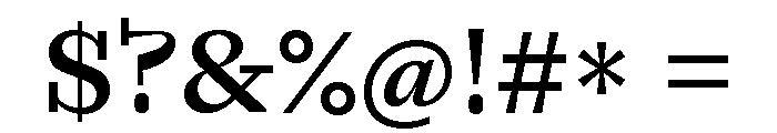 Font 415 Font OTHER CHARS
