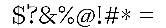 Font 417 Font OTHER CHARS