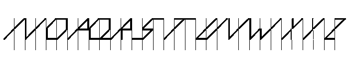 Font 421 Font UPPERCASE
