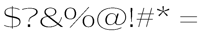 Font 430 Font OTHER CHARS