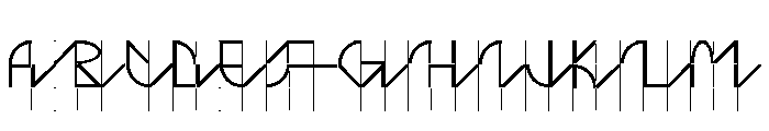 Font 434 Font UPPERCASE