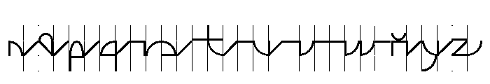 Font 434 Font LOWERCASE