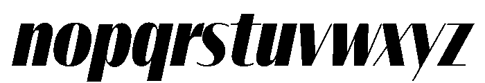 Font 444 Font LOWERCASE