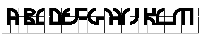Font 445 Font UPPERCASE