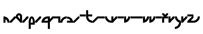 Font 446 Font LOWERCASE