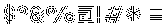 Font 45 Font OTHER CHARS