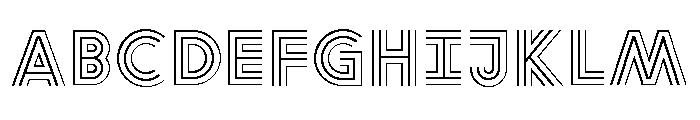 Font 45 Font UPPERCASE