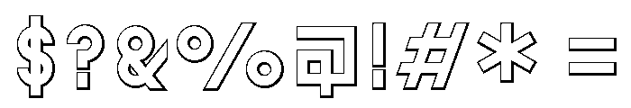 Font 46 Font OTHER CHARS