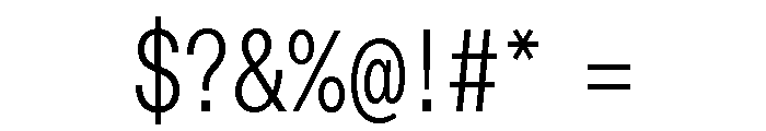 Font 461 Font OTHER CHARS