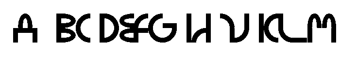 Font 464 Font UPPERCASE