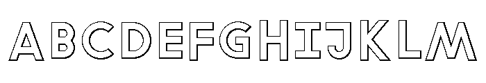 Font 46 Font UPPERCASE