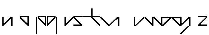 Font 487 Font LOWERCASE