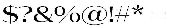 Font 503 Font OTHER CHARS