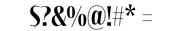 Font 509 Font OTHER CHARS