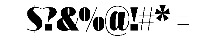 Font 510 Font OTHER CHARS