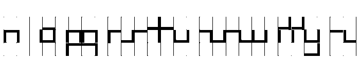 Font 511 Font LOWERCASE