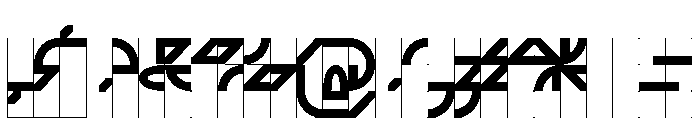 Font 538 Font OTHER CHARS