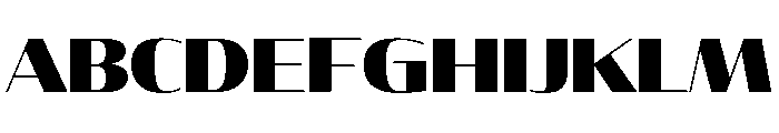 Font 540 Font UPPERCASE