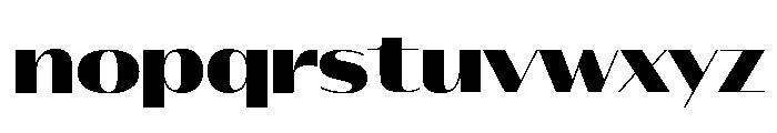 Font 540 Font LOWERCASE