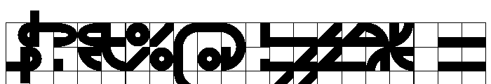 Font 543 Font OTHER CHARS