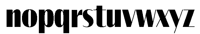 Font 544 Font LOWERCASE