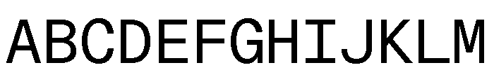 Font 545 Font UPPERCASE