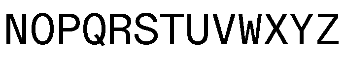 Font 545 Font UPPERCASE