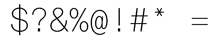 Font 547 Font OTHER CHARS