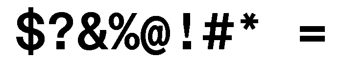 Font 551 Font OTHER CHARS
