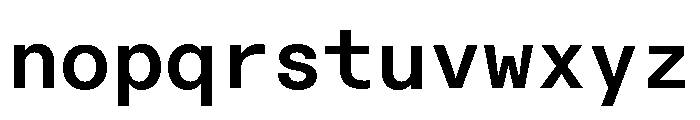 Font 551 Font LOWERCASE