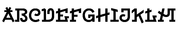 Font 554 Font UPPERCASE