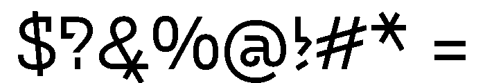 Font 558 Font OTHER CHARS
