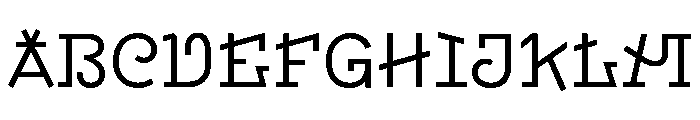 Font 558 Font UPPERCASE