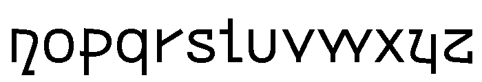 Font 558 Font LOWERCASE